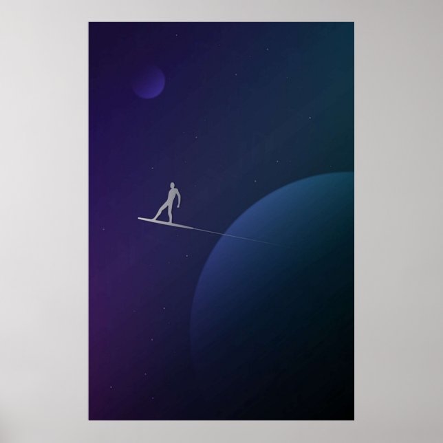 Silver Surfer Minimal  Poster (Front)