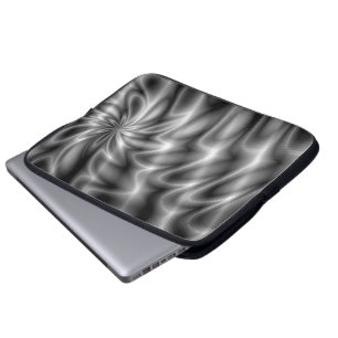 Silver Swirl Laptop Sleeve