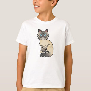 Silver Tabby Birman / Ragdoll Cat T-Shirt
