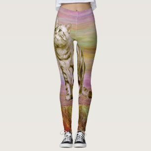 Silver Tabby Cat Leggings