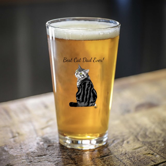 Silver Tabby Father's Day Glass (Creator Uploaded)
