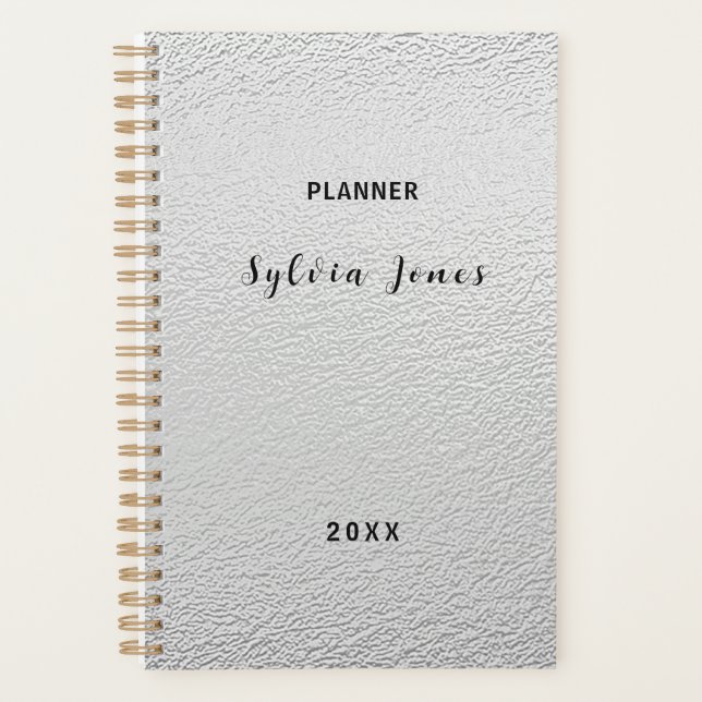 Silver Texture Planner (Front)