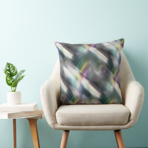 Silver texture to colours chrome and digital rough cushion