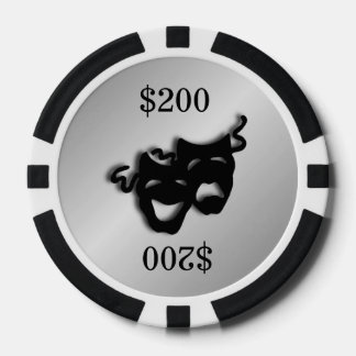Silver Theatre Marker Poker Chips