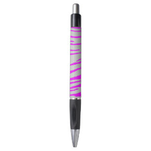 Silver Tiger Stripes Pink