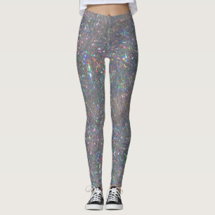 Silver Tinsel Leggings