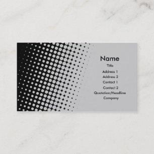 Silver to Black Business Card