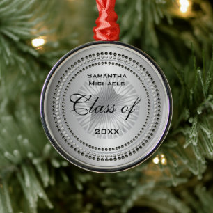 Silver Tone Class of 2022 Star Graduation Ornament