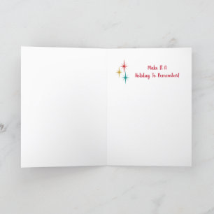 Silver Tree Christmas Card