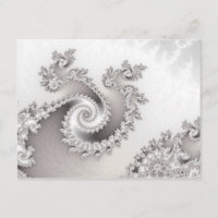 Silver Triple Twirl Postcard