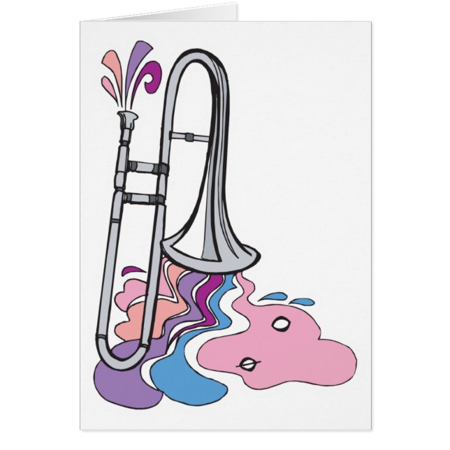 silver trombone design (Front)