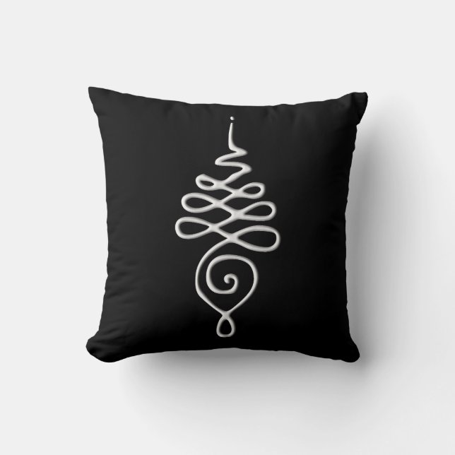 Silver Unalome Cushion (Front)