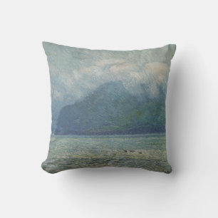 Silver Veil and Golden Gate by Childe Hassam Cushion
