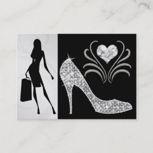 Silver Version Fashion Business Card - SRF