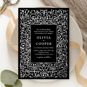 Silver Vintage Ornate Frame Classic Wedding