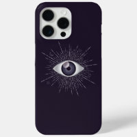 Silver & Violet Mystic Evil Eye Nazar Mati