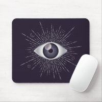 Silver & Violet Mystic Evil Eye Nazar Mati
