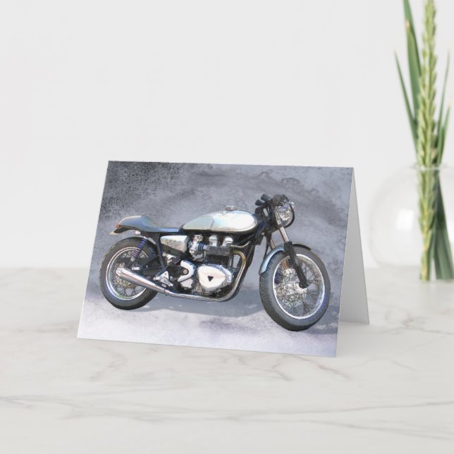 Silver  Watercolor Card (Front)