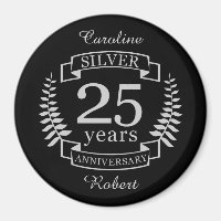 Silver wedding anniversary 25 years