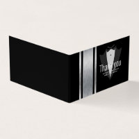 Silver, white & black stripes tuxedo bachelor