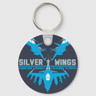 Silver Wings Key Chain