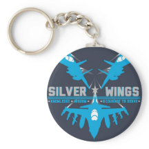 Silver Wings Key Chain