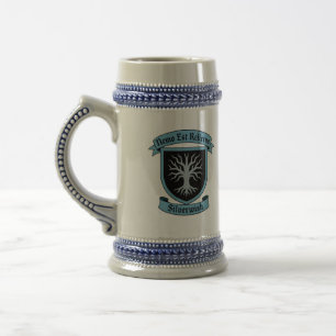 Silver Wish Crest and motto Mug