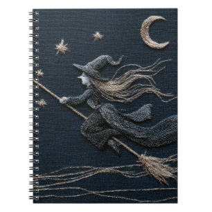 Silver Witch Moonlit Sky Notebook