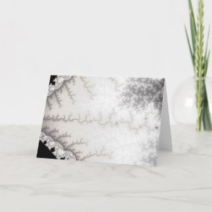 Silver Zigzag Greetings Card