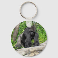 Silverback Gorilla Keychain