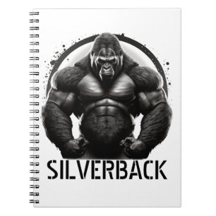 Silverback Gorilla Logo Notepad Notebook