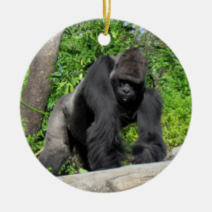 Silverback Gorilla Ornament