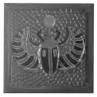 Silvere Egyptian Winged Scarab Tile