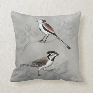 Silvered Aviary   A Pair Cushion