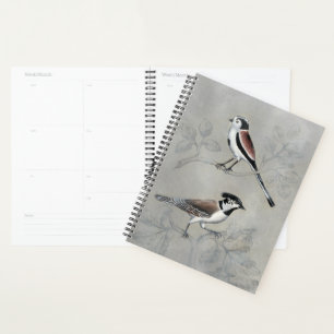 Silvered Aviary A Pair Planner