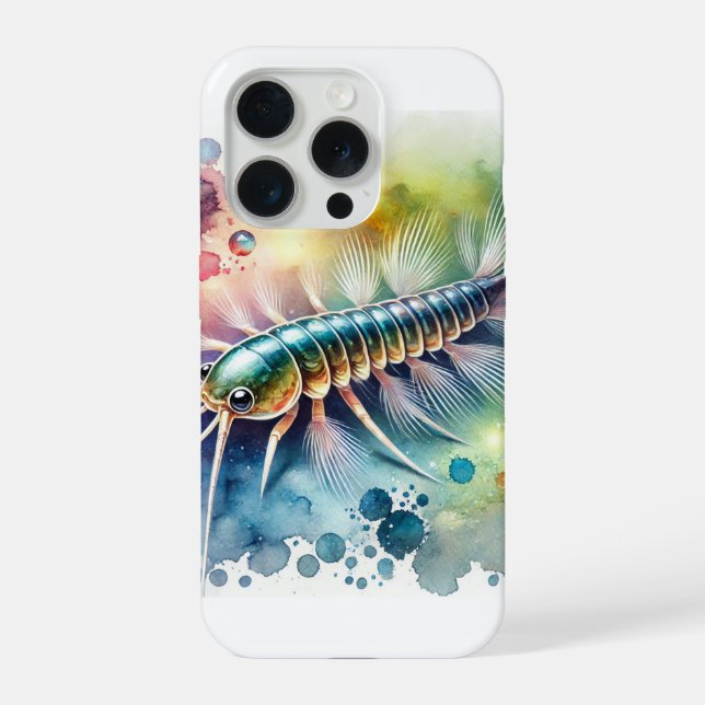 Silverfish in Watercolor 300724AREF102 - Watercolo iPhone Case (Back)
