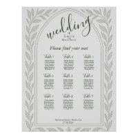Silverleaf Elven Wedding Seating Chart