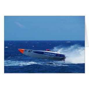 Silverline sponsored powerboat.