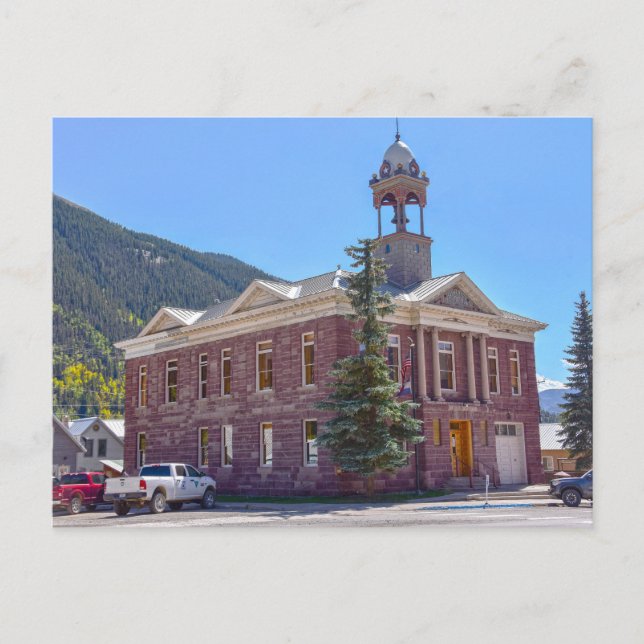 Silverton, Colorado, City Hall Postcard (Front)