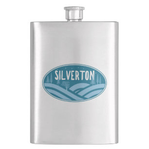 Silverton Colorado Outdoors Hip Flask