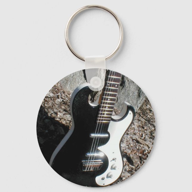 Silvertone 1449 Rare Guitar Keychain (Front)