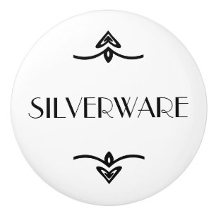 SILVERWARE CERAMIC KNOB