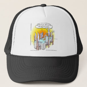 Silverware Childhood Neurosis Funny Tees & Gifts Trucker Hat
