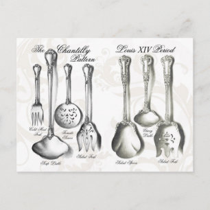Silverware Collection Postcard