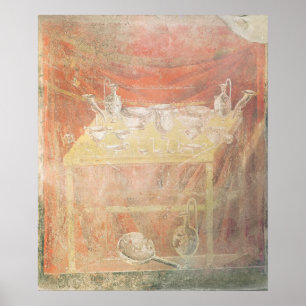 Silverware on a table poster