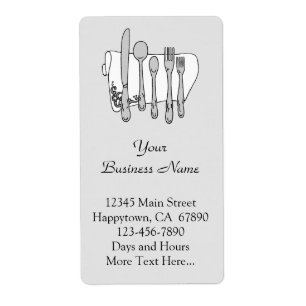 Silverware Restaurant Advertising Custom Template