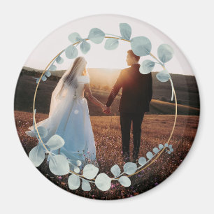 Silvery Eucalyptus Photo Magnet
