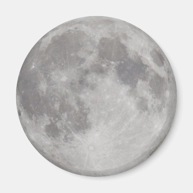 Silvery Moon magnet (Front)