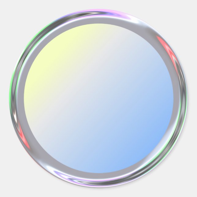 Silvery sticker for text, logo, image (Front)