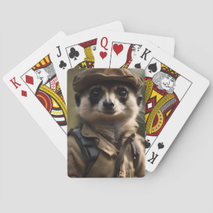 Silvester The Meerkat, I Am The War  Playing Cards